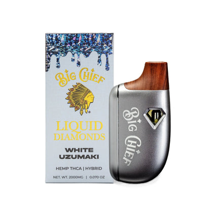 Big Chief 99% Pure Liquid Diamonds Device - 2000mg White Uzumaki / 1 Pack