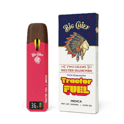 Big Chief Melted Diamonds THC-A Device - 2000mg Tractor Fuel (I) / 1 Pack