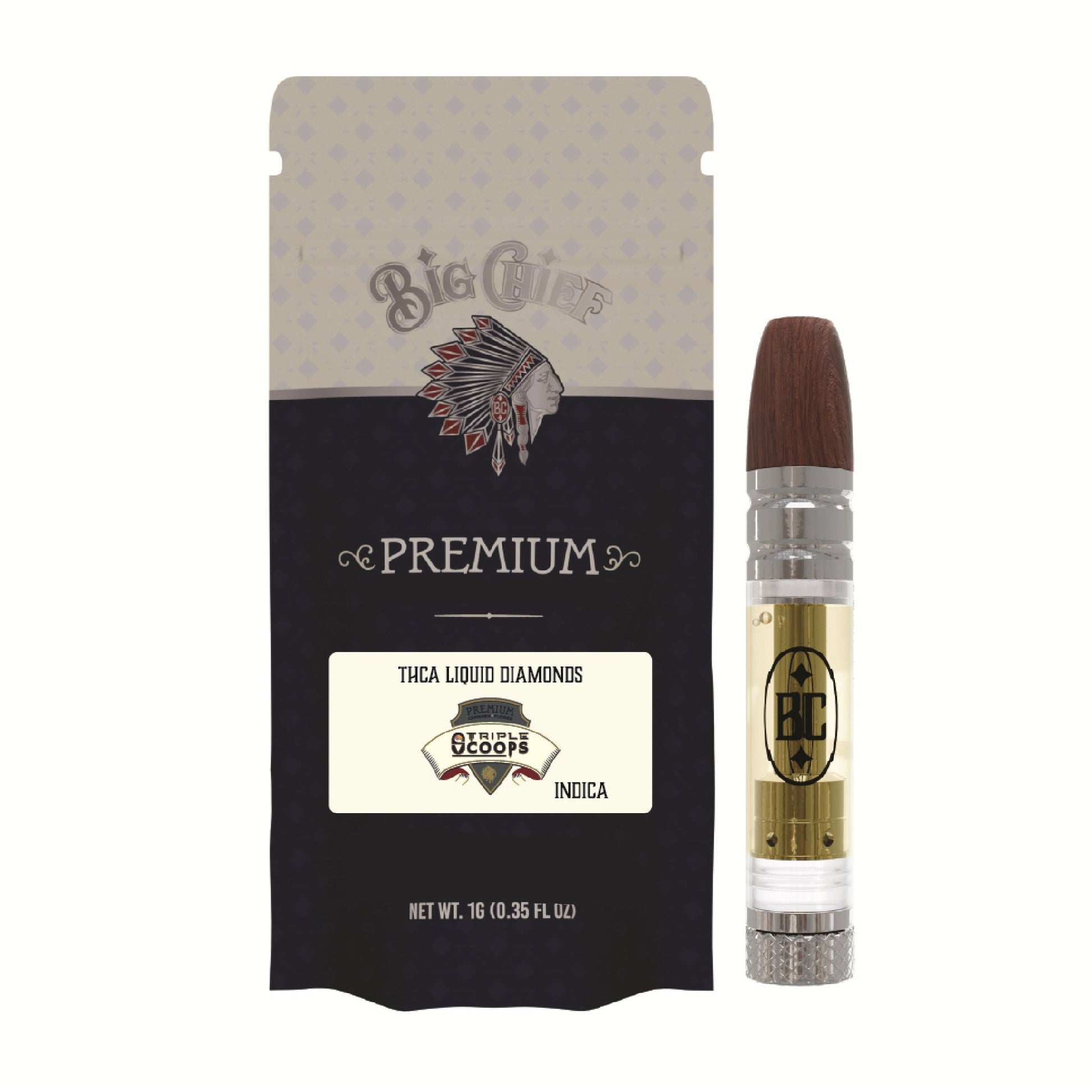 Big Chief Premium Extracts THC-A Device - 1000mg