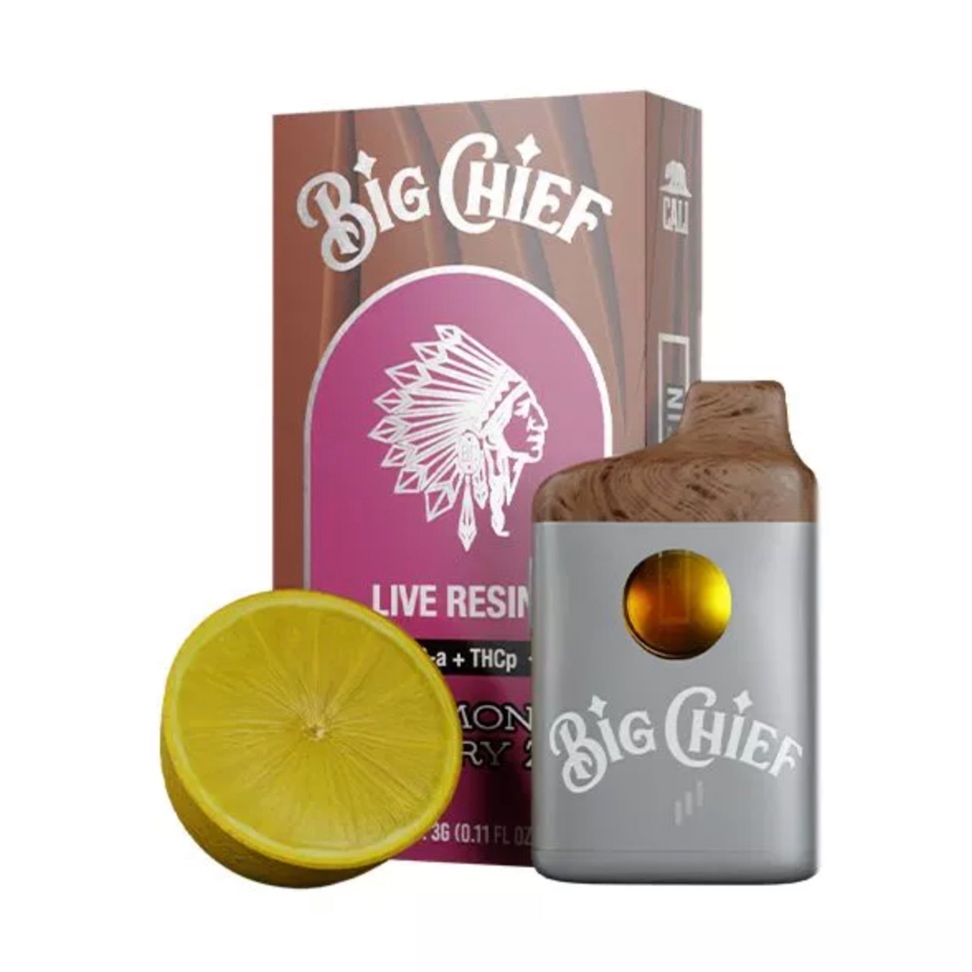 Big Chief THC-A + THC-P Vaporizer - 3000mg Lemon Berry Z