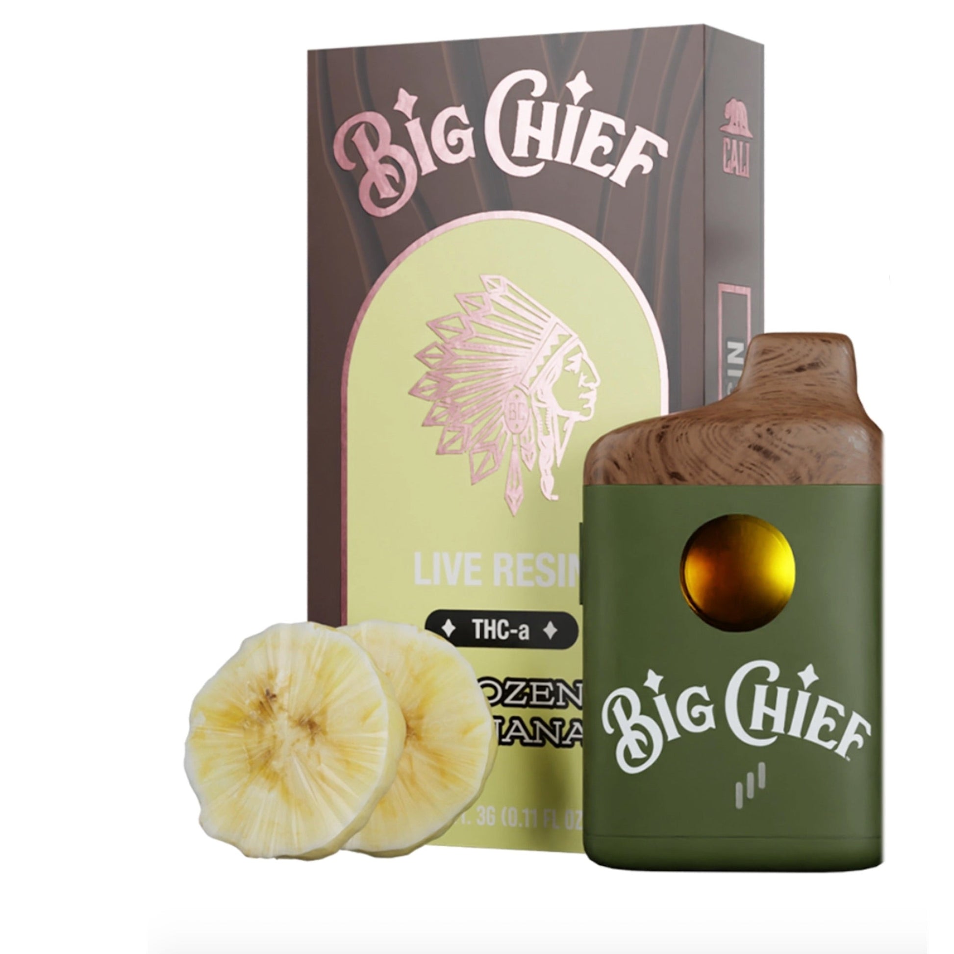 Big Chief THC-A Vaporizer - 3000mg Frozen Banana