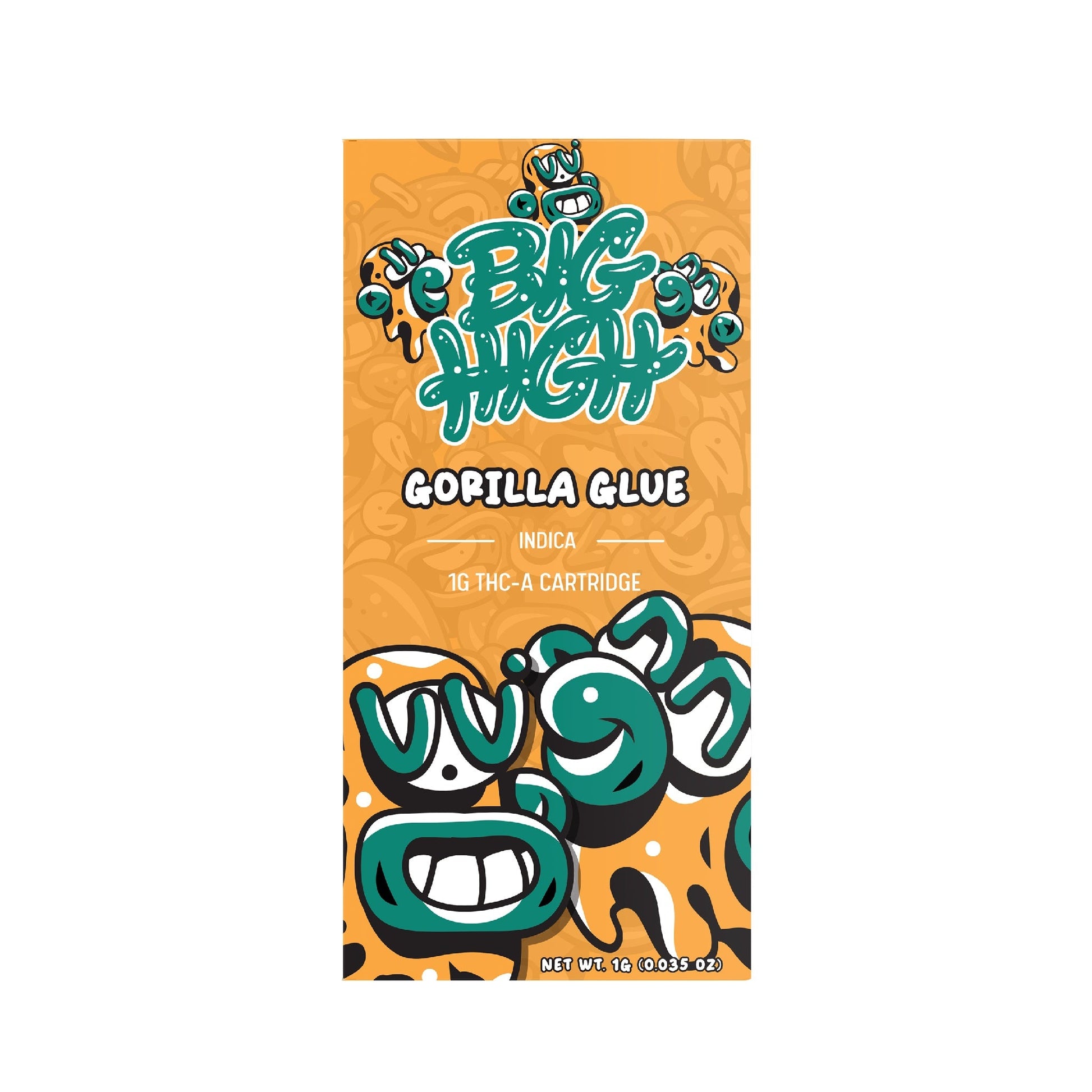 Big High Gorilla Glue THC-A Cartridge - 1000mg Single Cart