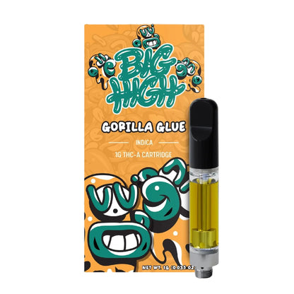 Big High Gorilla Glue THC-A Cartridge - 1000mg Single Cart