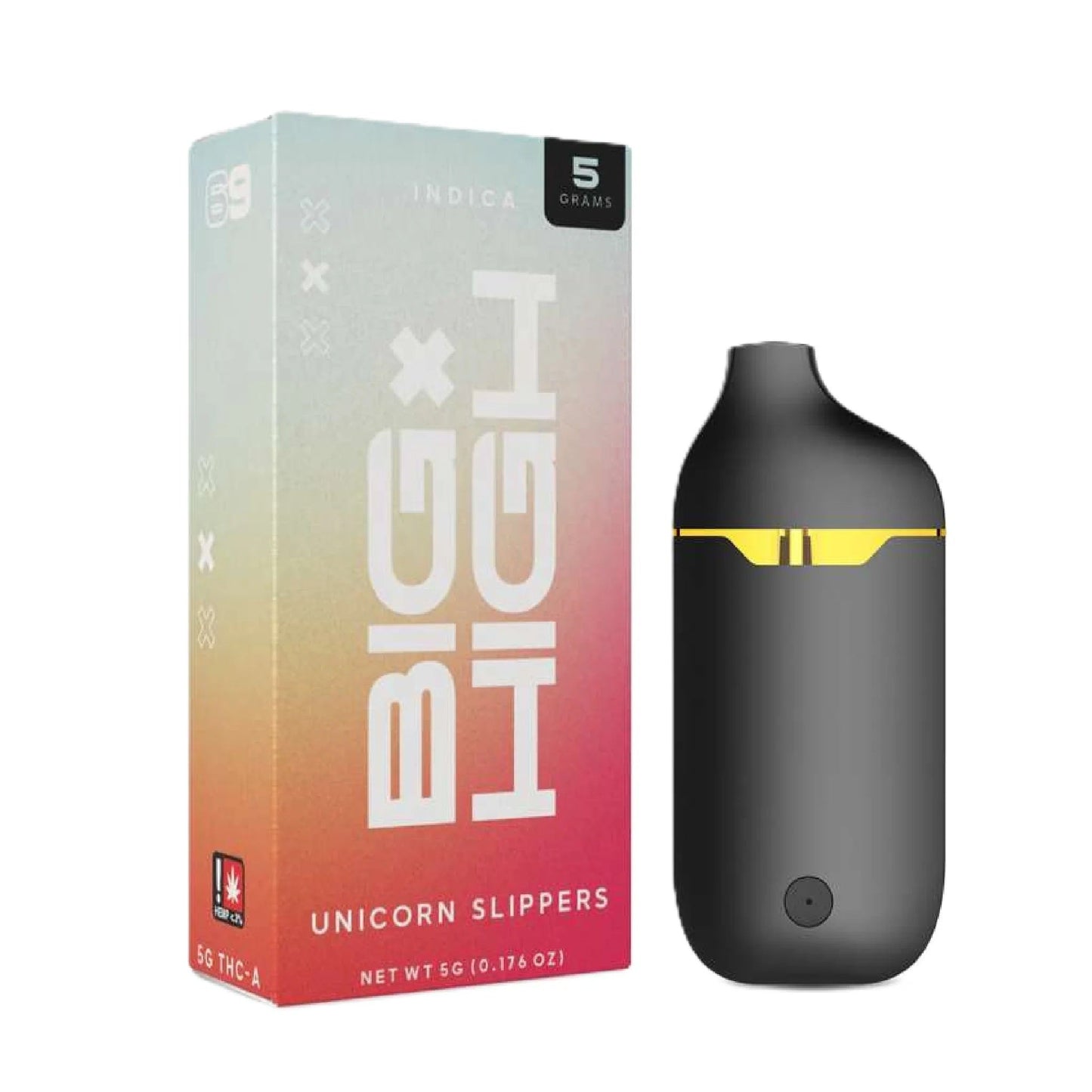 Big High THC-A Unit - 5000mg Unicorn Slippers (I) / 1 Pack