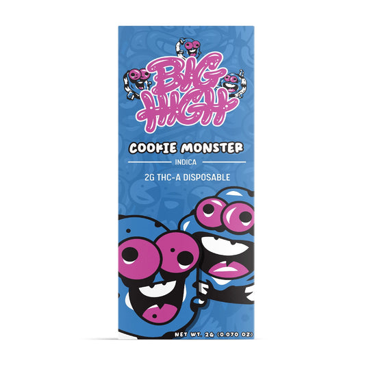 Big High THC-A Vaporizer - 2000mg Cookie Monster (I)