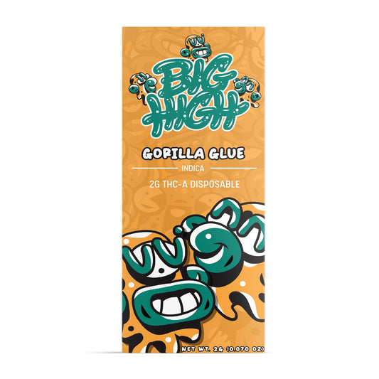 Big High THC-A Vaporizer - 2000mg Gorilla Glue (I)