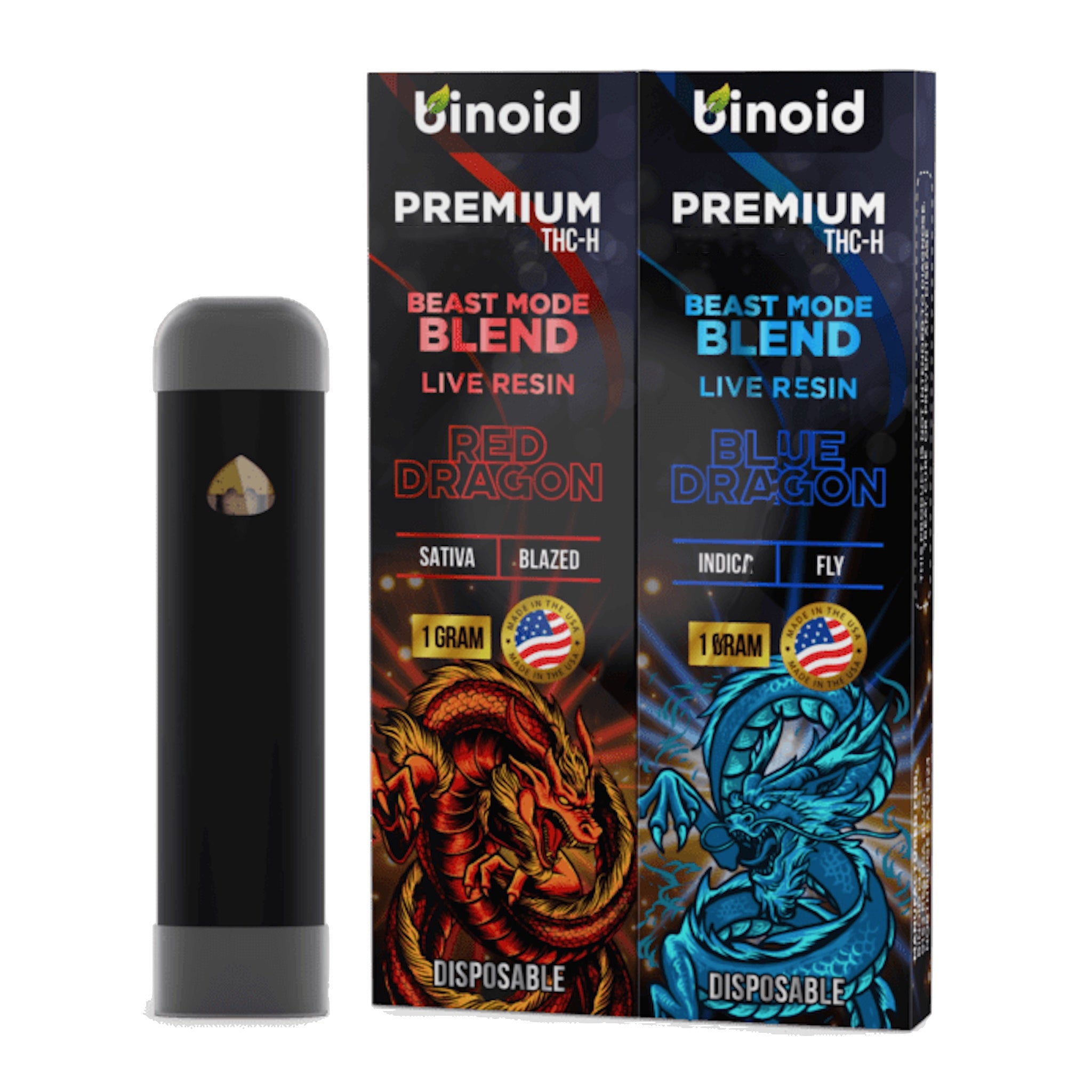 Binoid THC-B, HHC-P, And THC-H Vaporizer - 2 Pack - Everything 420