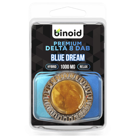 Binoid Delta 8 Wax Dabs - 1000mg Blue Dream