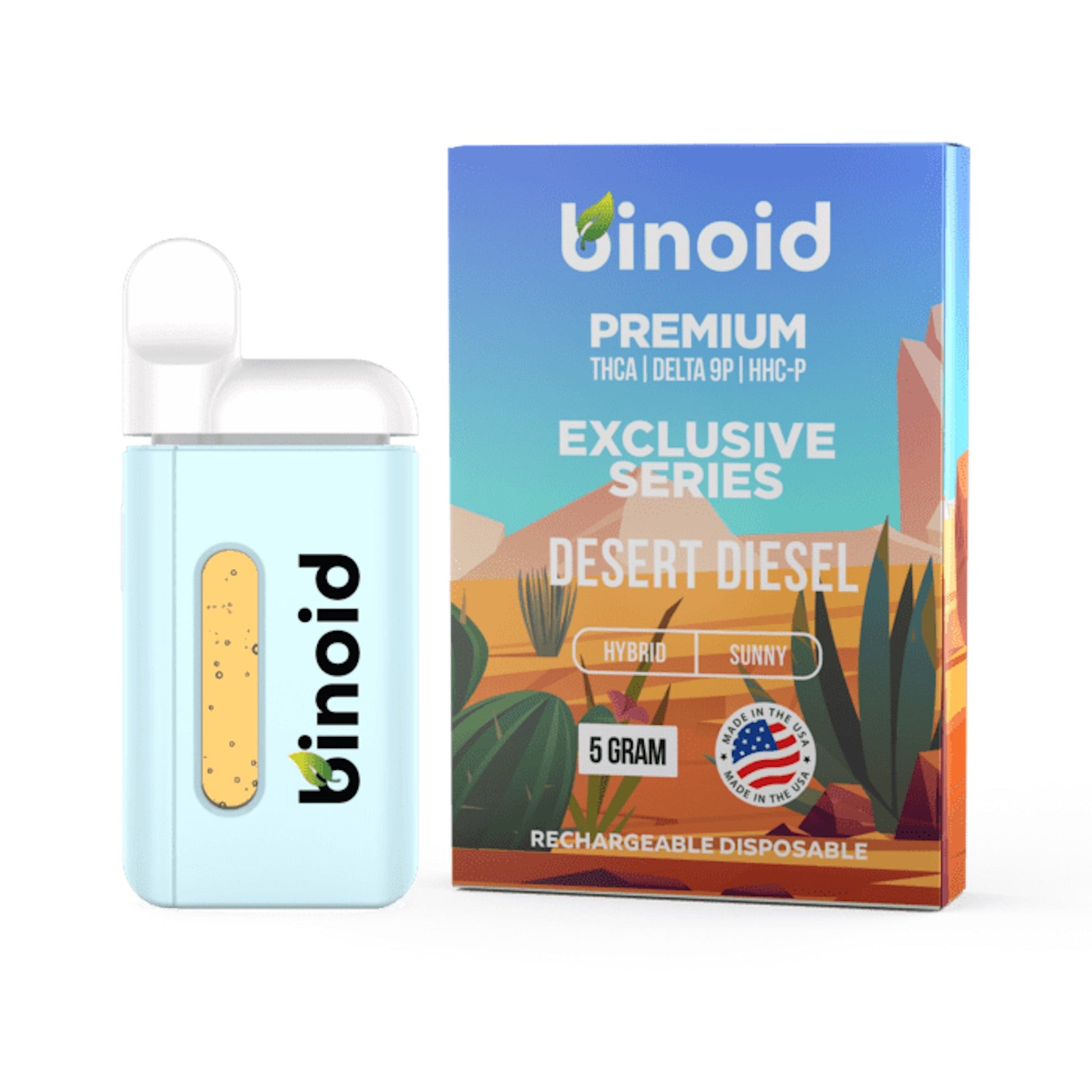 Binoid Exclusive Series THC-A Vape - 5000mg Desert Diesel