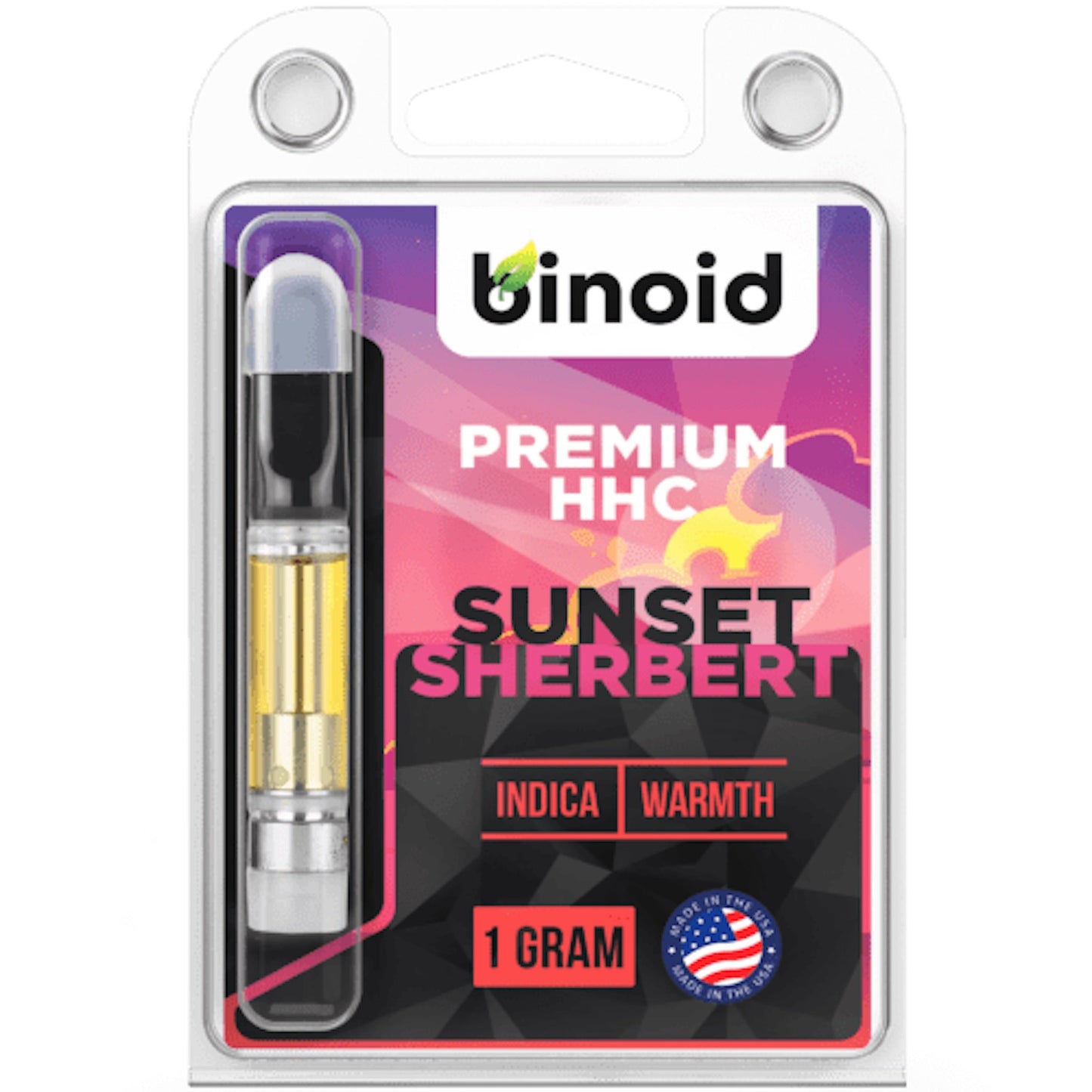 Binoid HHC Cartridge - 1000mg Sunset Sherbert (I) / Single Cart