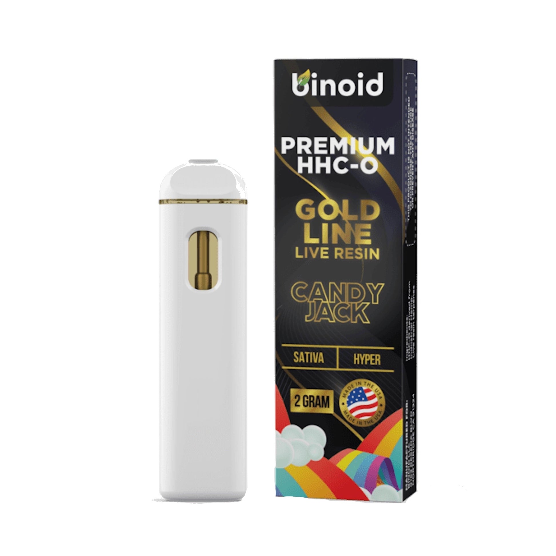 Binoid Live Resin Vaporizer - 2000mg Candy Jack (HHC-O)