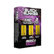 Black Bunker THC Triple Pack Devices - 3000mg Indica Pack