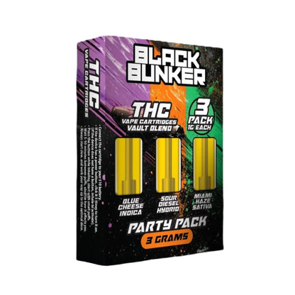 Black Bunker THC Triple Pack Devices - 3000mg Party Pack