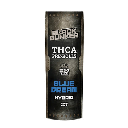 Black Bunker THCa Pre-Rolls - 2g (2ct) Blue Dream