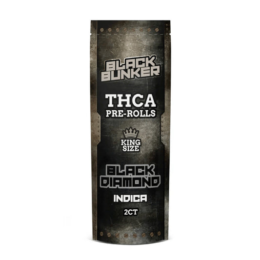 Black Bunker THCa Pre-Rolls - 2g (2ct) Black Diamond