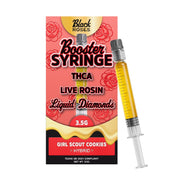 Black Roses Booster Liquid Diamonds THC-A Syringe - 3.5g Girl Scout Cookies (H)