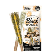 Black Roses Diamond Exotic THC-A Hash Holes - 4g (2ct) Tangerine Dream