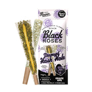 Black Roses Diamond Exotic THC-A Hash Holes - 4g (2ct) Grape Ape