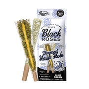 Black Roses Diamond Exotic THC-A Hash Holes - 4g (2ct) Blue Dream