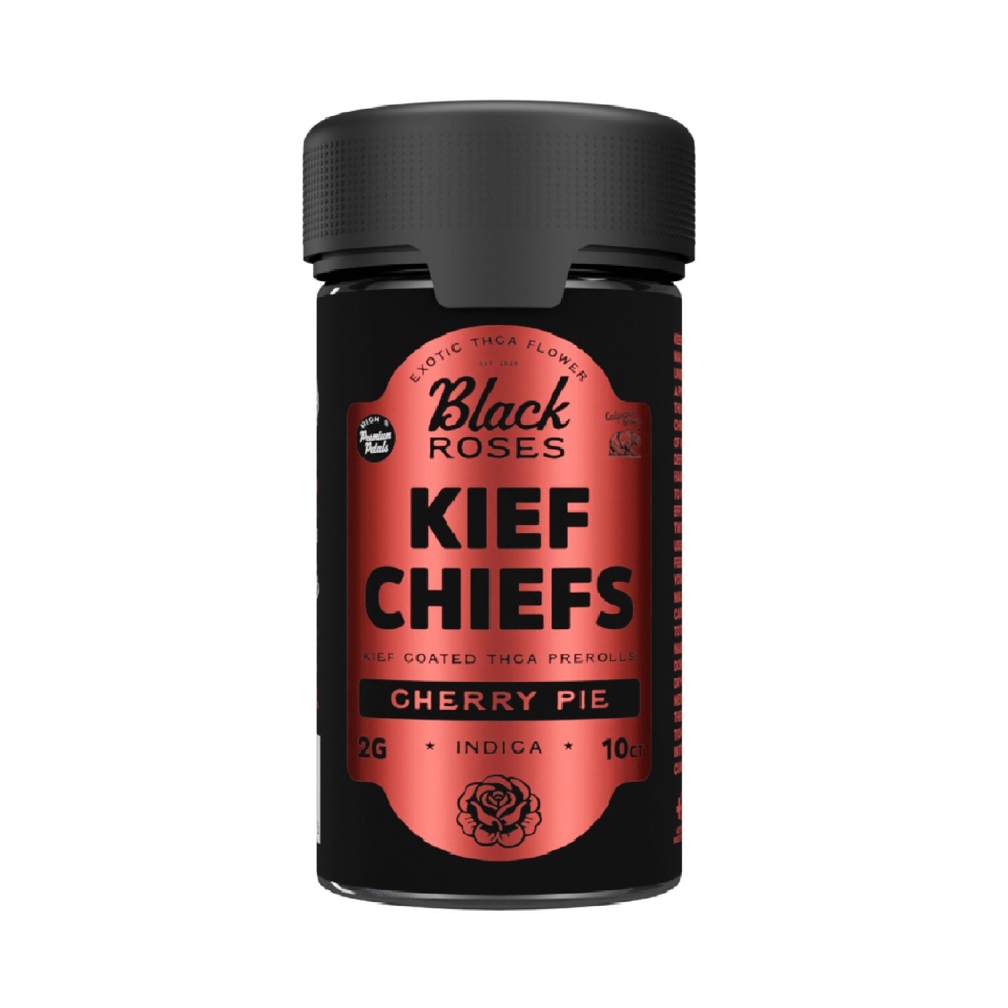 Black Roses Kief Chief Coated THC-A Pre-Roll - 20g (10ct