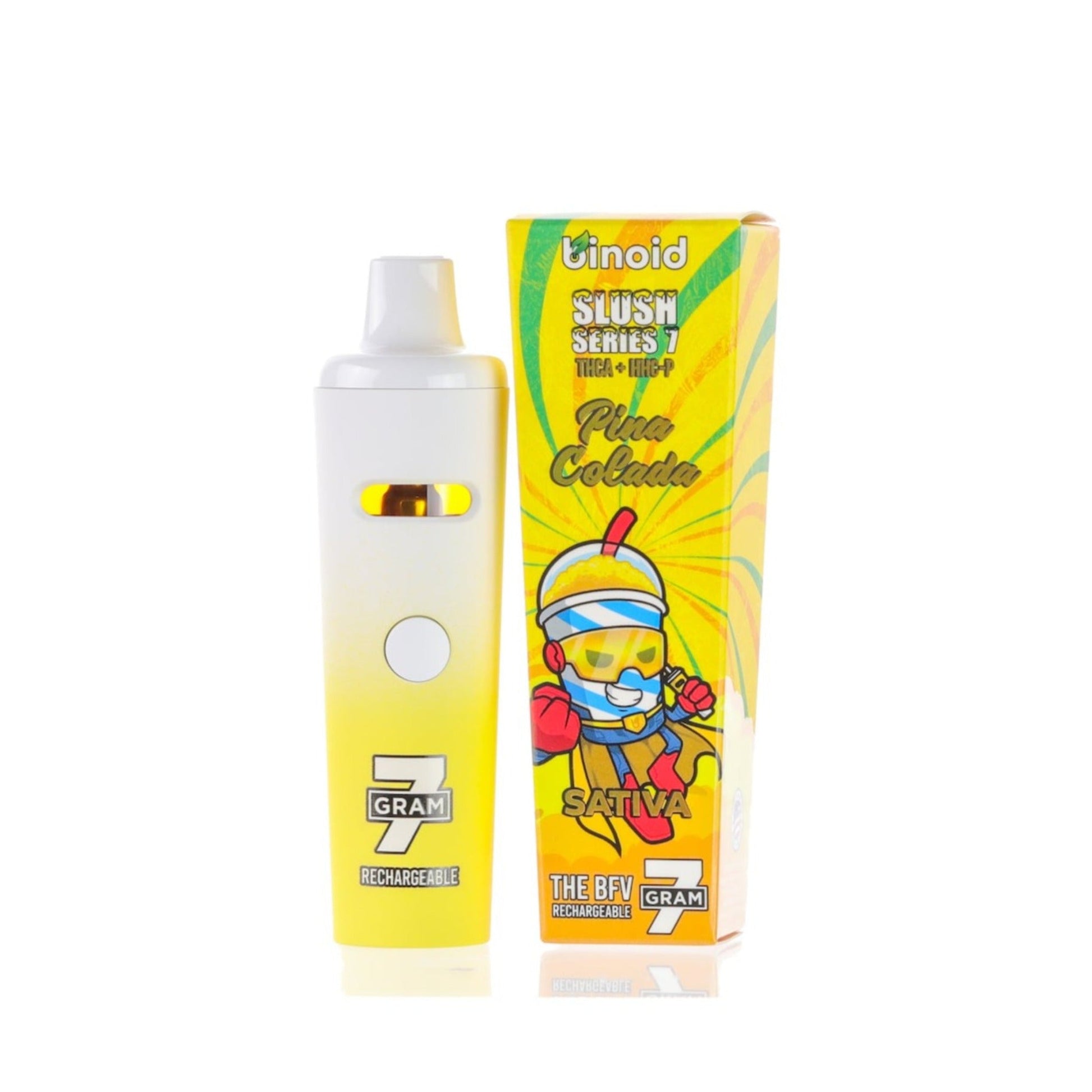 Blazed x Binoid Slush Series THC-A Vaporizer - 7000mg PIna Colada