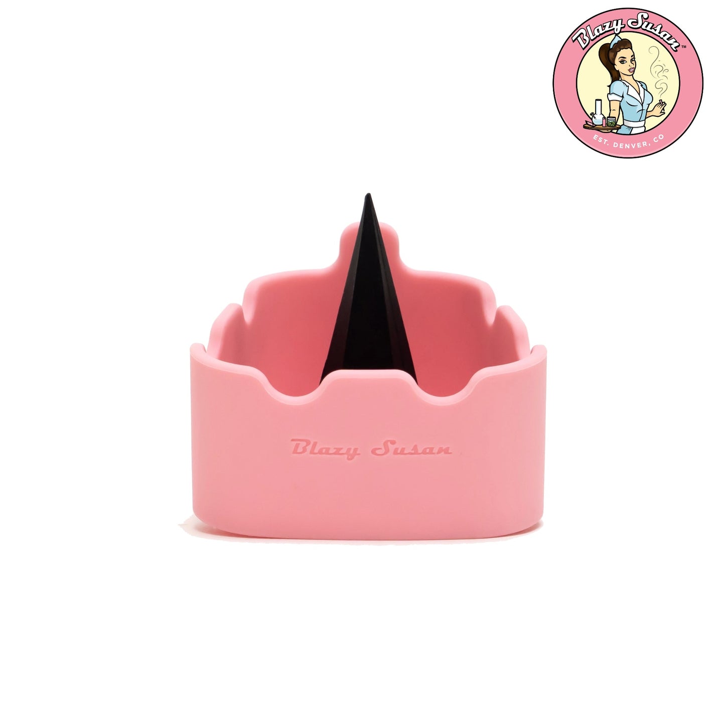 Blazy Susan Pink Ashtray