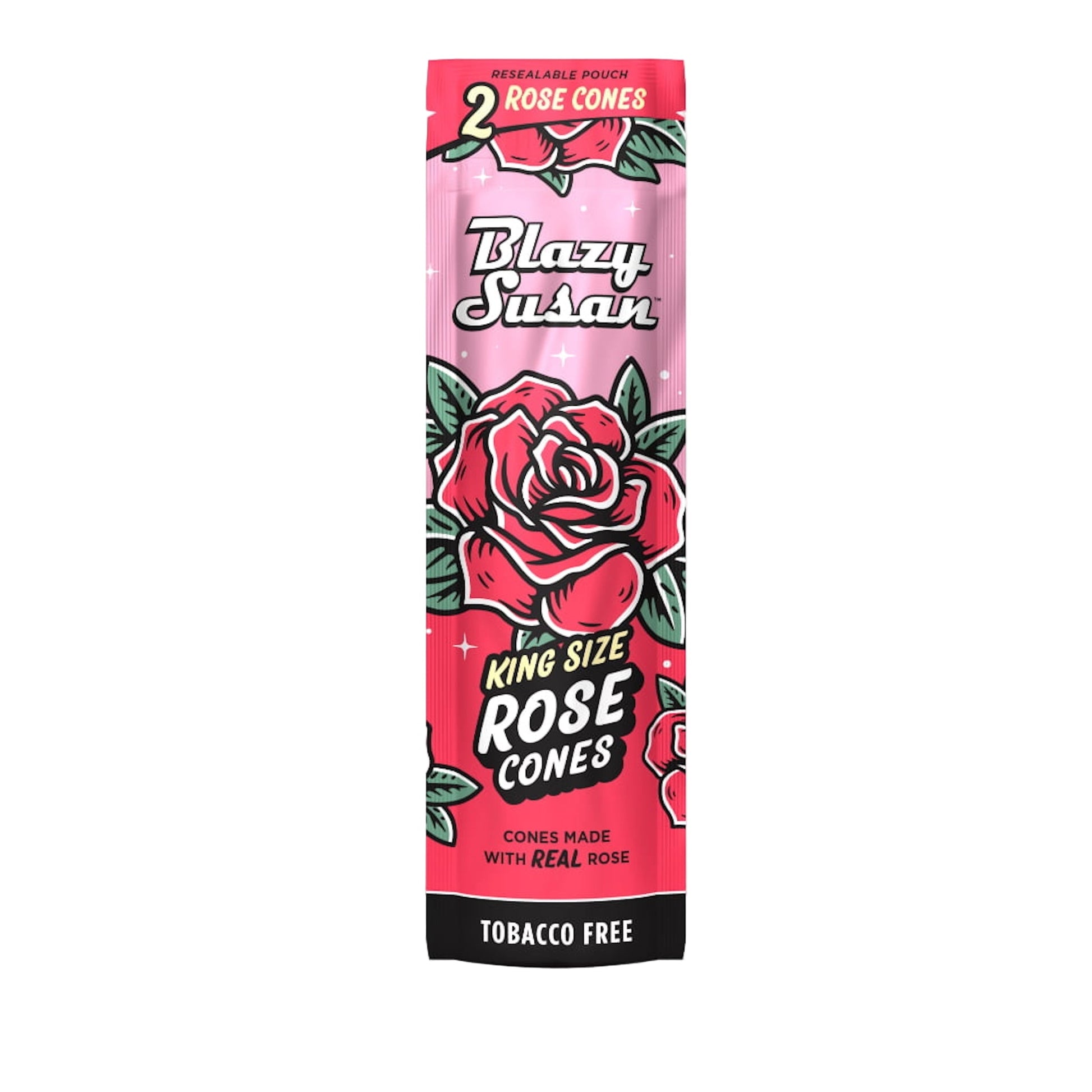 Blazy Susan Rose Cones  -2ct