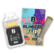 Blinkers Dual Chamber Ice Cream THC-A Device + Hash Hole - 2000mg Sundae Swirl / Berry Blast