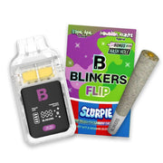 Blinkers Dual Chamber Slurpie THC-A Device + Hash Hole - 2000mg Grape Ape / Hawaiian Runtz