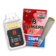Blinkers Dual Chamber Slurpie THC-A Device + Hash Hole - 2000mg Cole Pop / Cherry Bomb