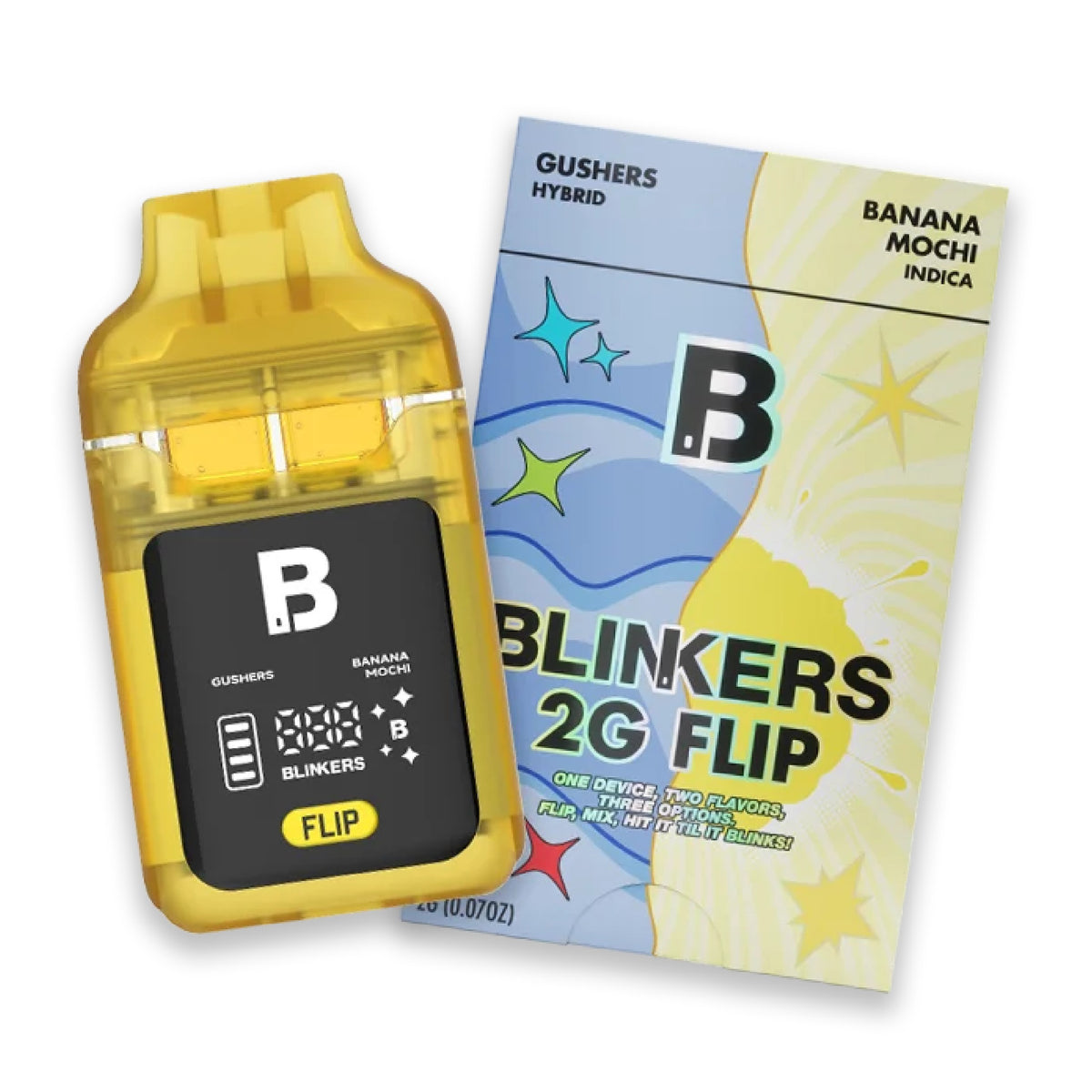 Blinkers THC-A Flip Device - 2000mg Gushers/Banana Mochi / 1