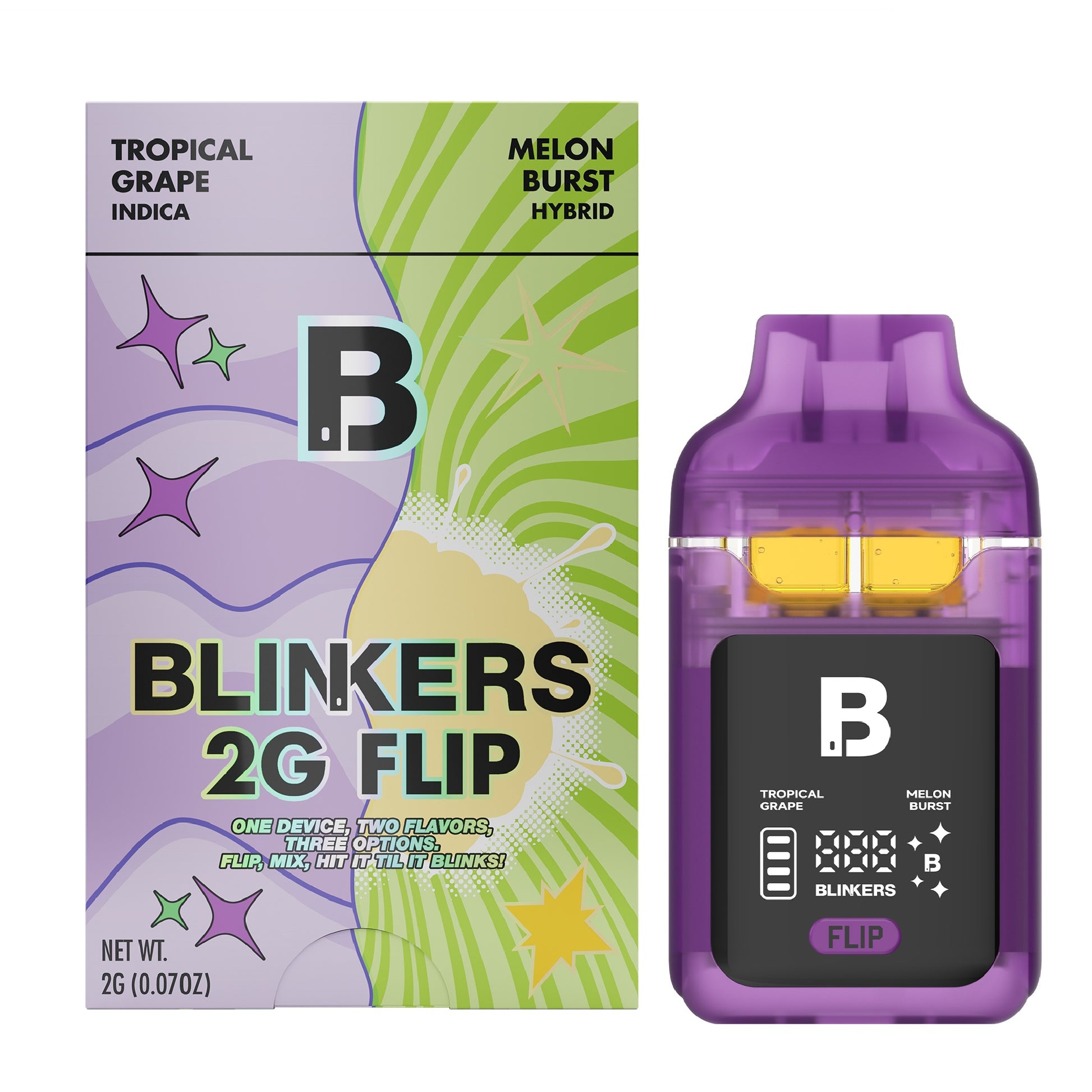blinkers vape pen battery Blinkers THC-A Flip Vaporizer - 2000mg