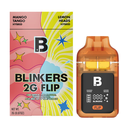Blinkers THC-A Flip Vaporizer - 2000mg Mango Tango/Lemon Heads