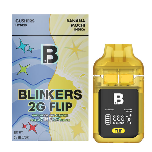 Blinkers THC-A Flip Vaporizer - 2000mg Gushers/Banana Mochi