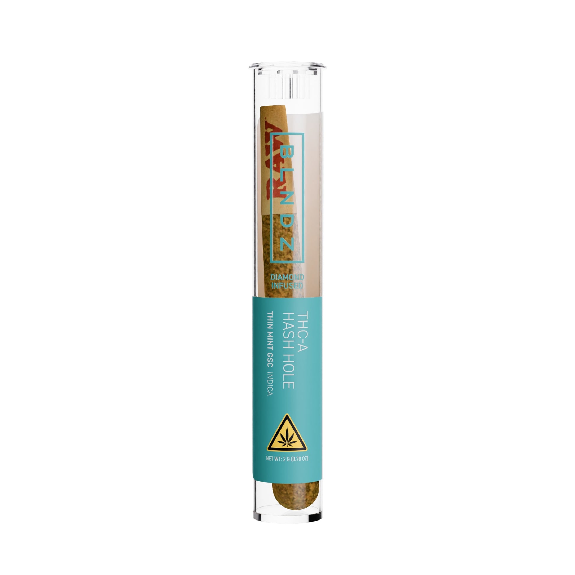 Blndz THC-A Diamond Infused Hash Holes - 2g Thin Mint GSC (I)