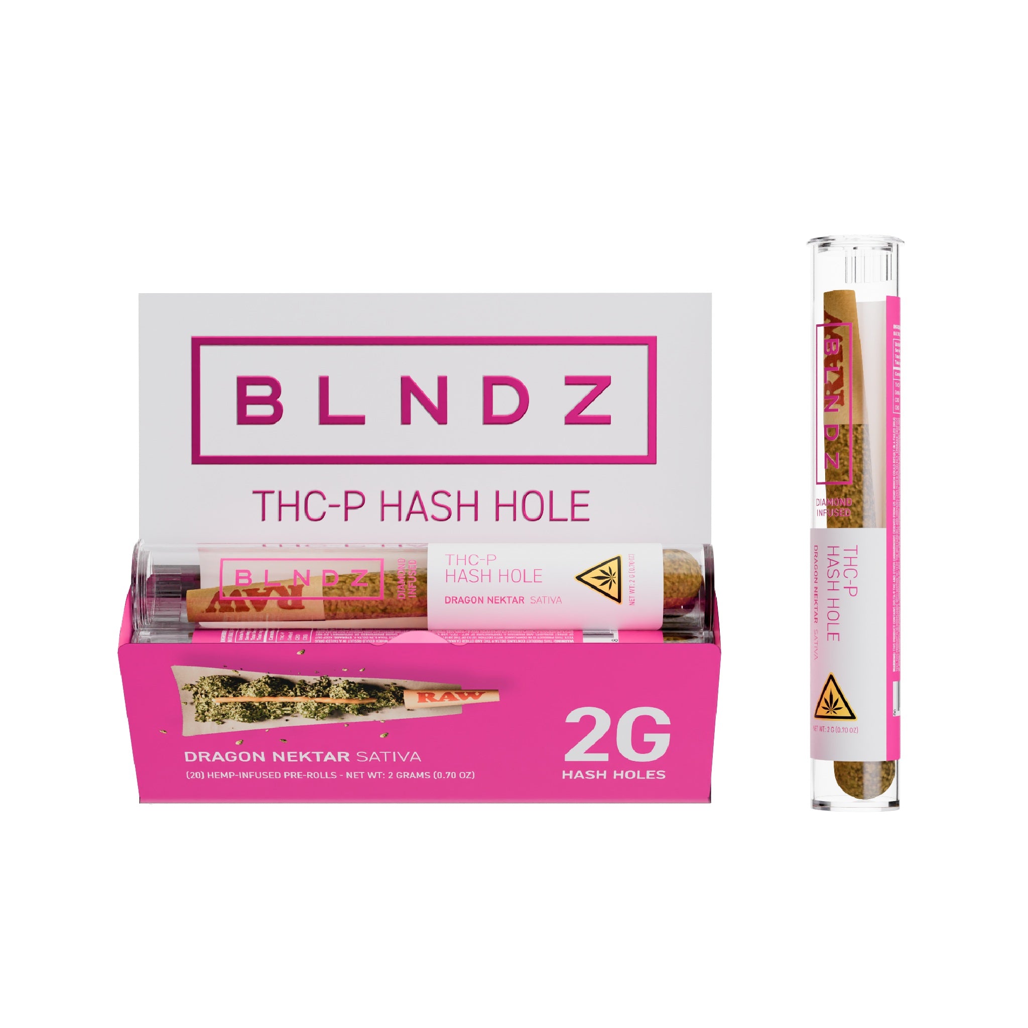 Blndz THC-P Diamond Infused Hash Holes - 2g - Everything 420