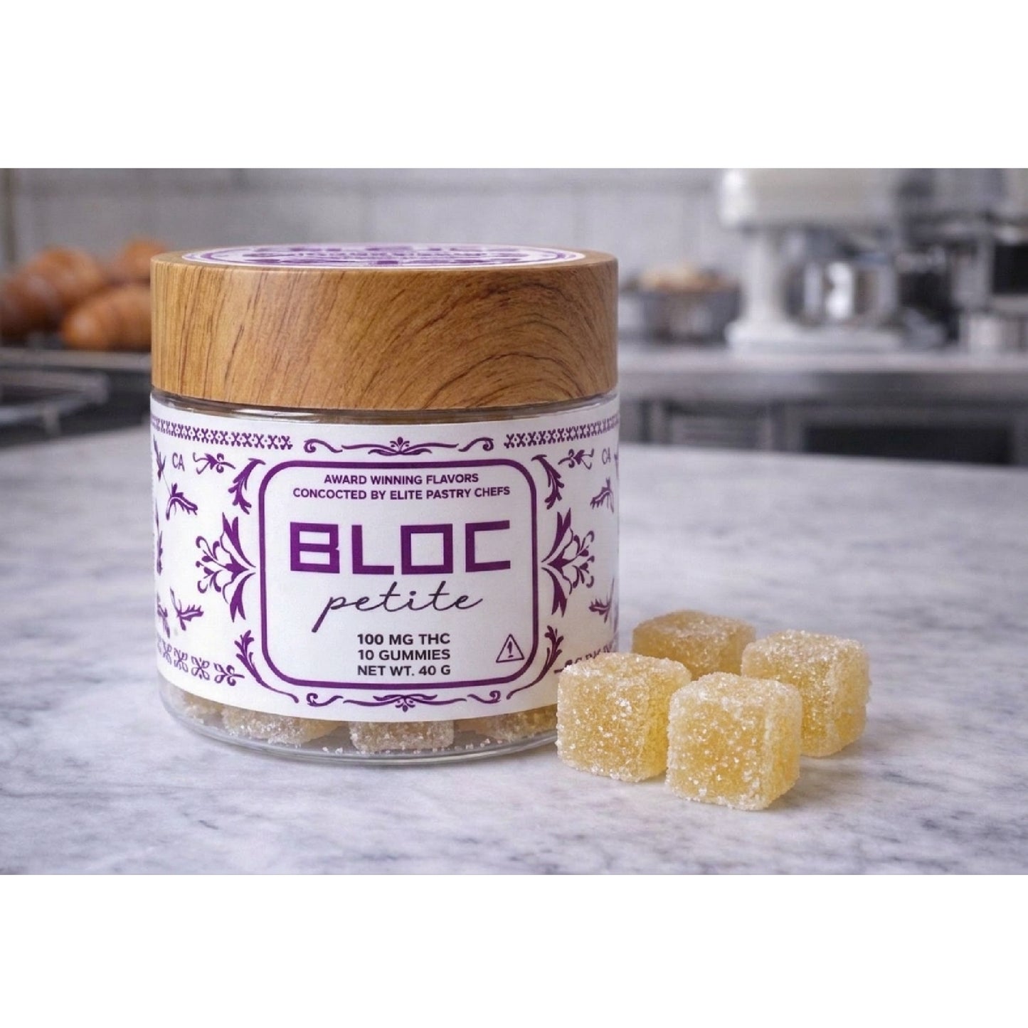 Bloc Petite Artisanal THC Gummies - Citrus Lemon Lime Yuzu