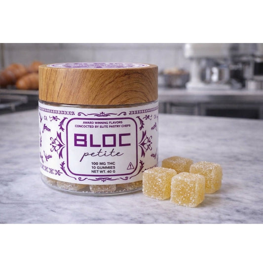 Bloc Petite Artisanal THC Gummies - Citrus Lemon Lime Yuzu