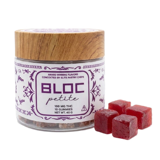 Bloc Petite Artisanal THC Gummies - Peach Petel Vanilla