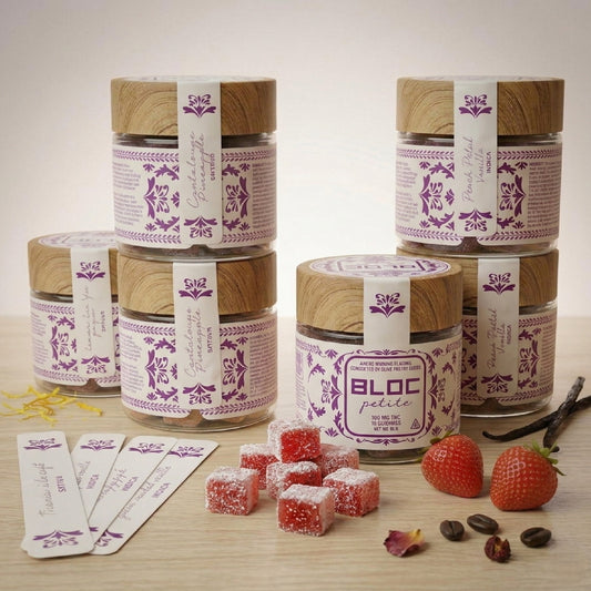 Bloc Petite Artisanal THC Gummies - Strawberry Sichuan