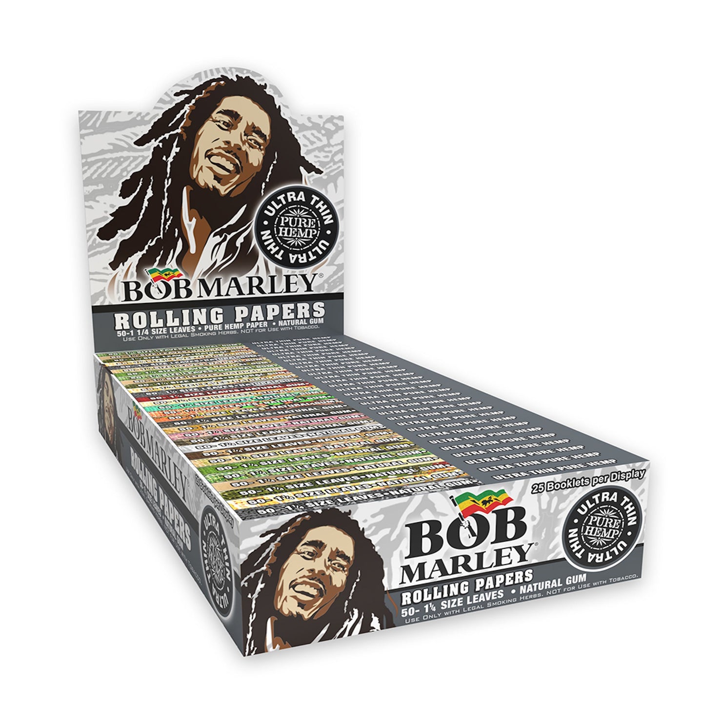 Bob Marley Ultra Thin Rollling Papers 1 1/4