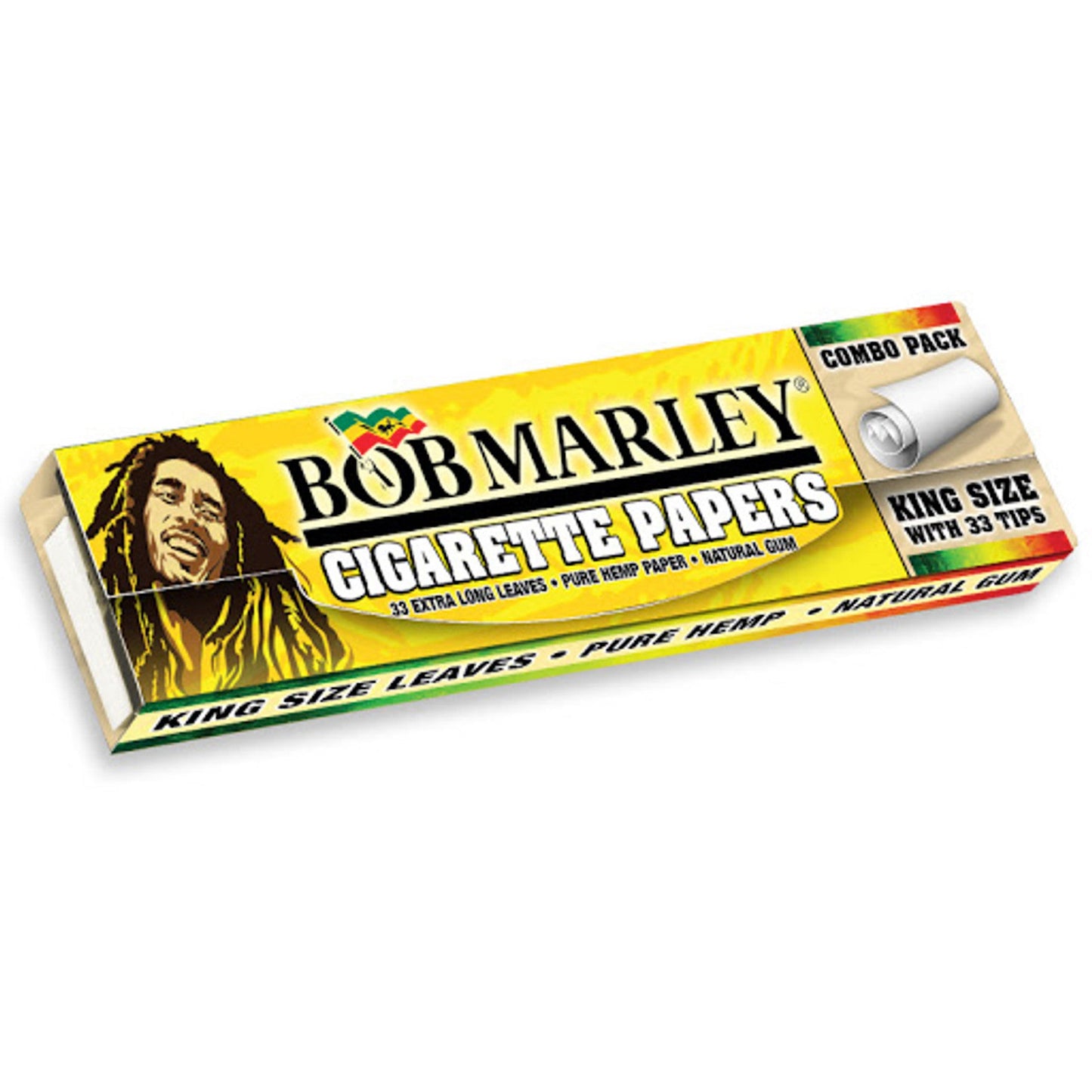 Bob Marley Ultra Thin Rollling Papers + Tips