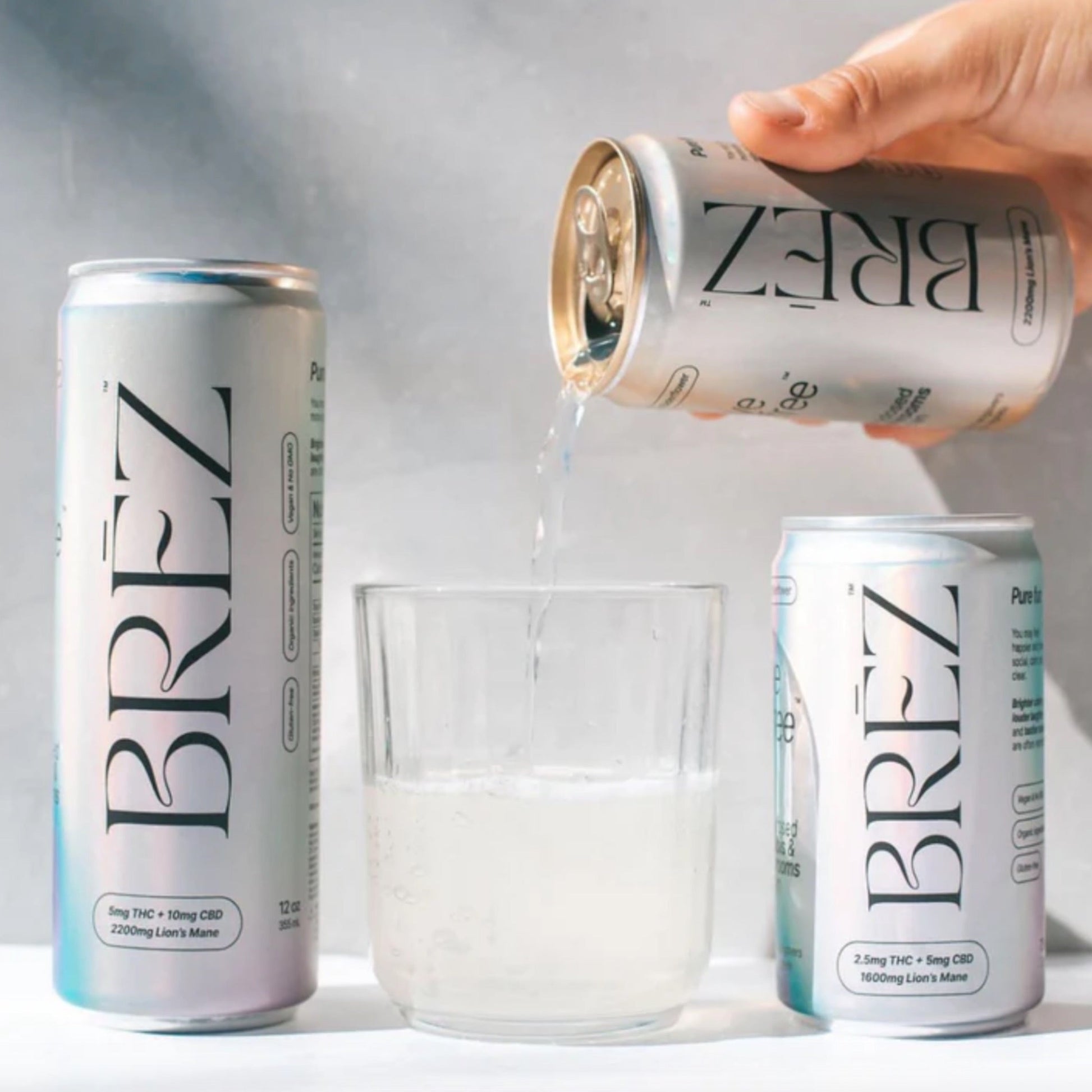 Brez Mushroom Infused Sparkling Beverage