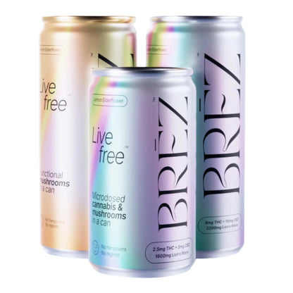 Brez Mushroom Infused Sparkling Beverage