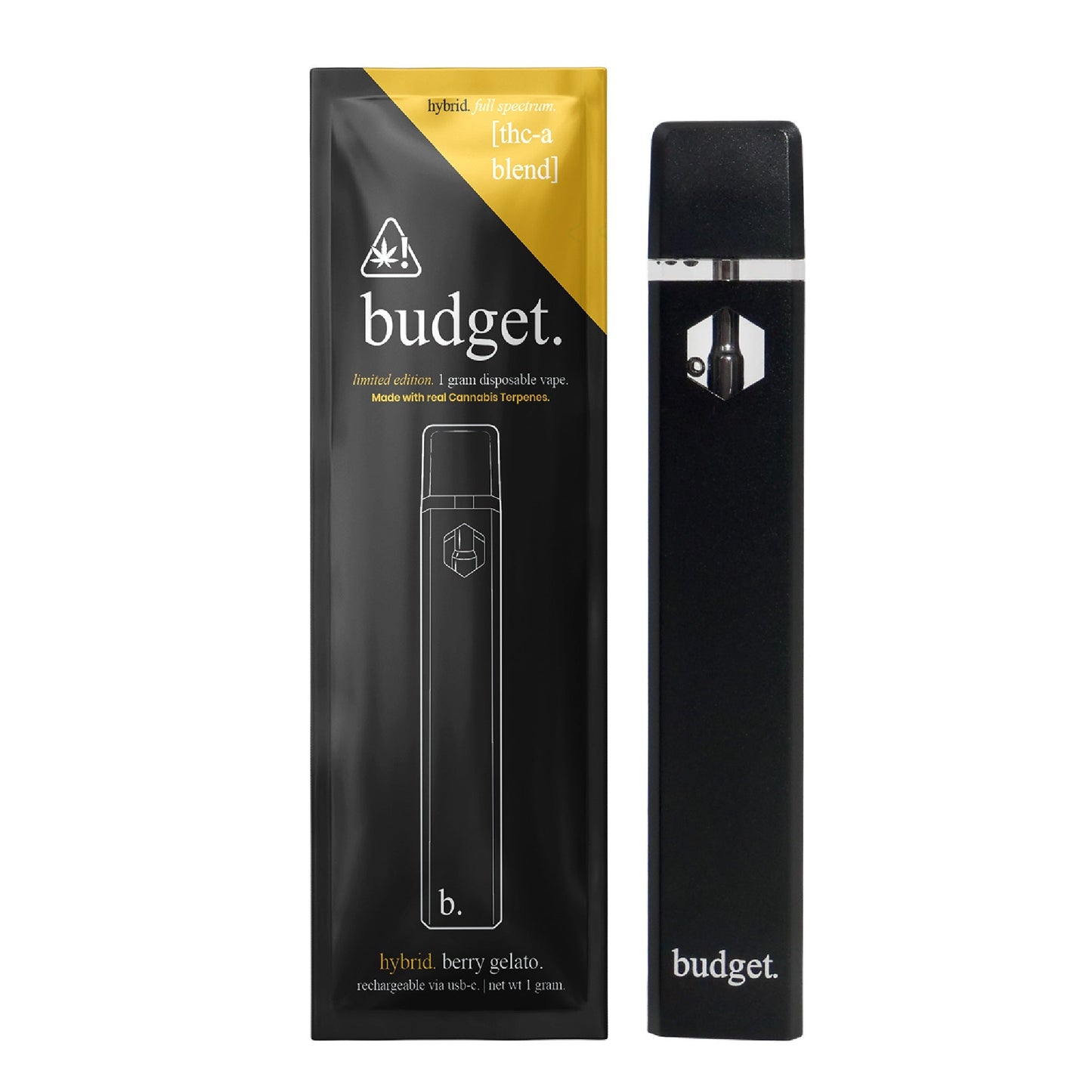 Budget Limited Edition Full Spectrum THC-A Vaporizer - 1000mg - Everything 420 Budget Limited Edition Full Spectrum THC-A Vaporizer - 1000mg - Everything 420
