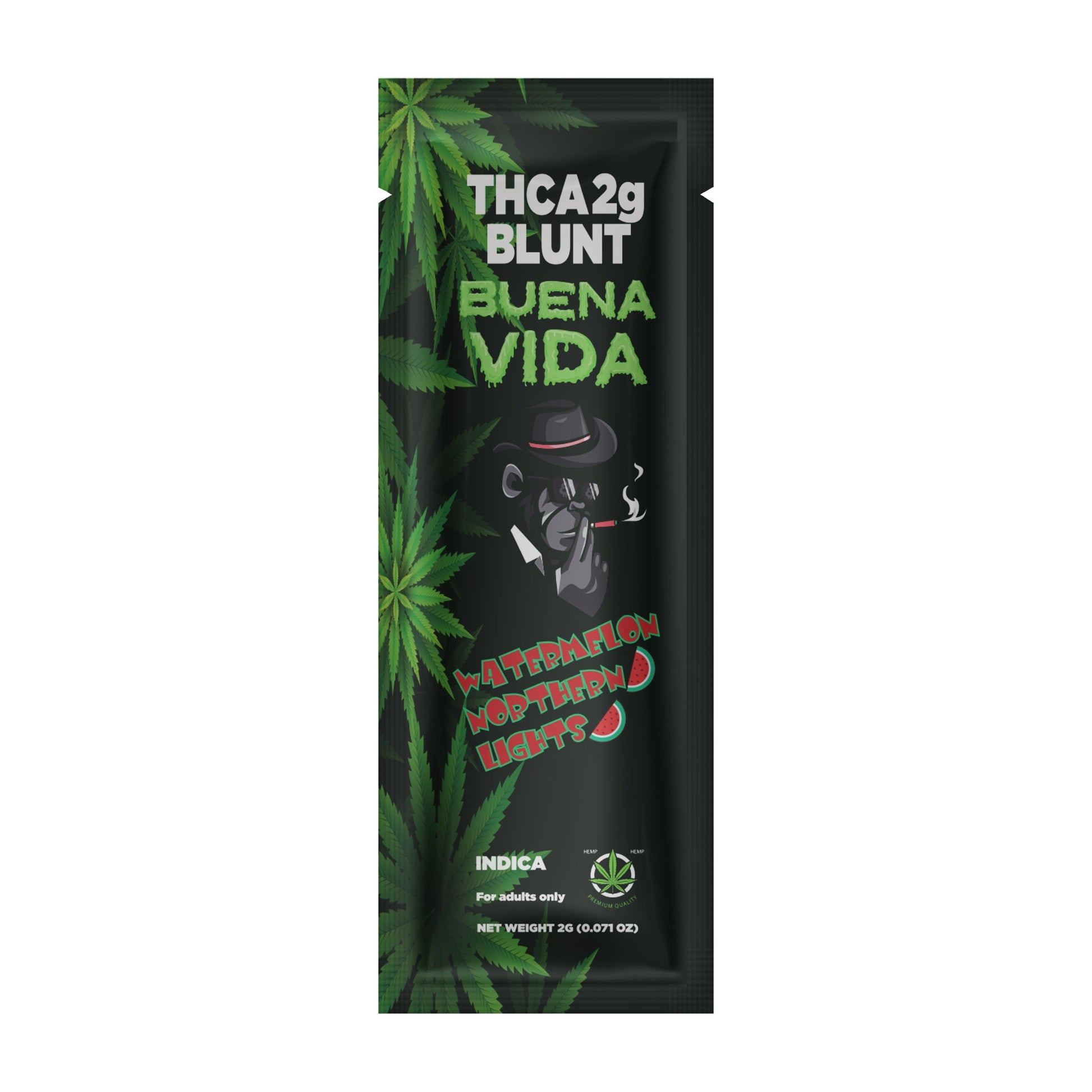 Buena Vida THC-A Blunt - 2g Watermelon Northern Lights (I) / 1 Pack