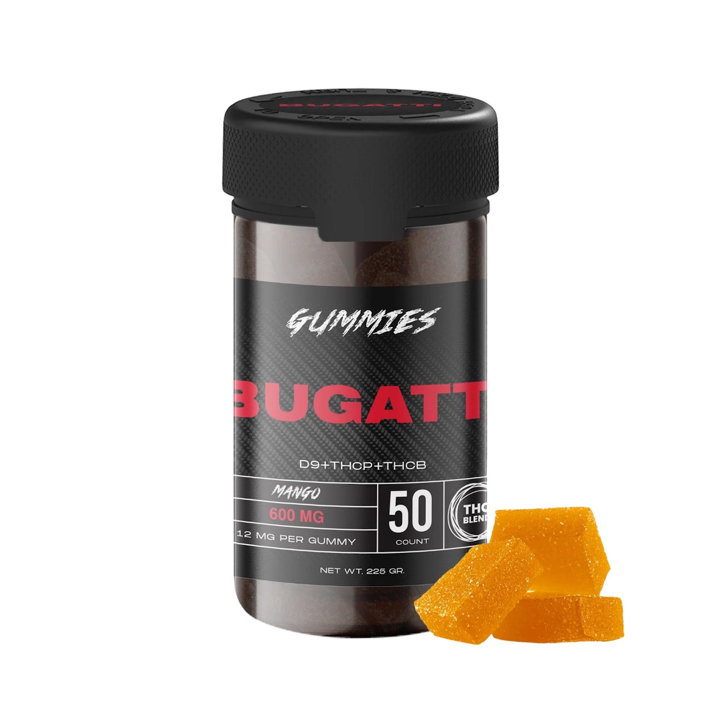 Bugatti Mixed Blend Gummies - 600mg (50ct)