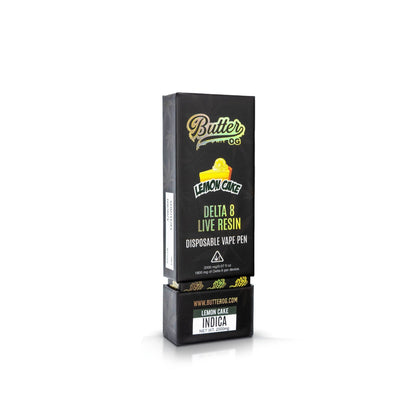 Butter OG Delta 8 Vaporizer - 2000mg Lemon Cake