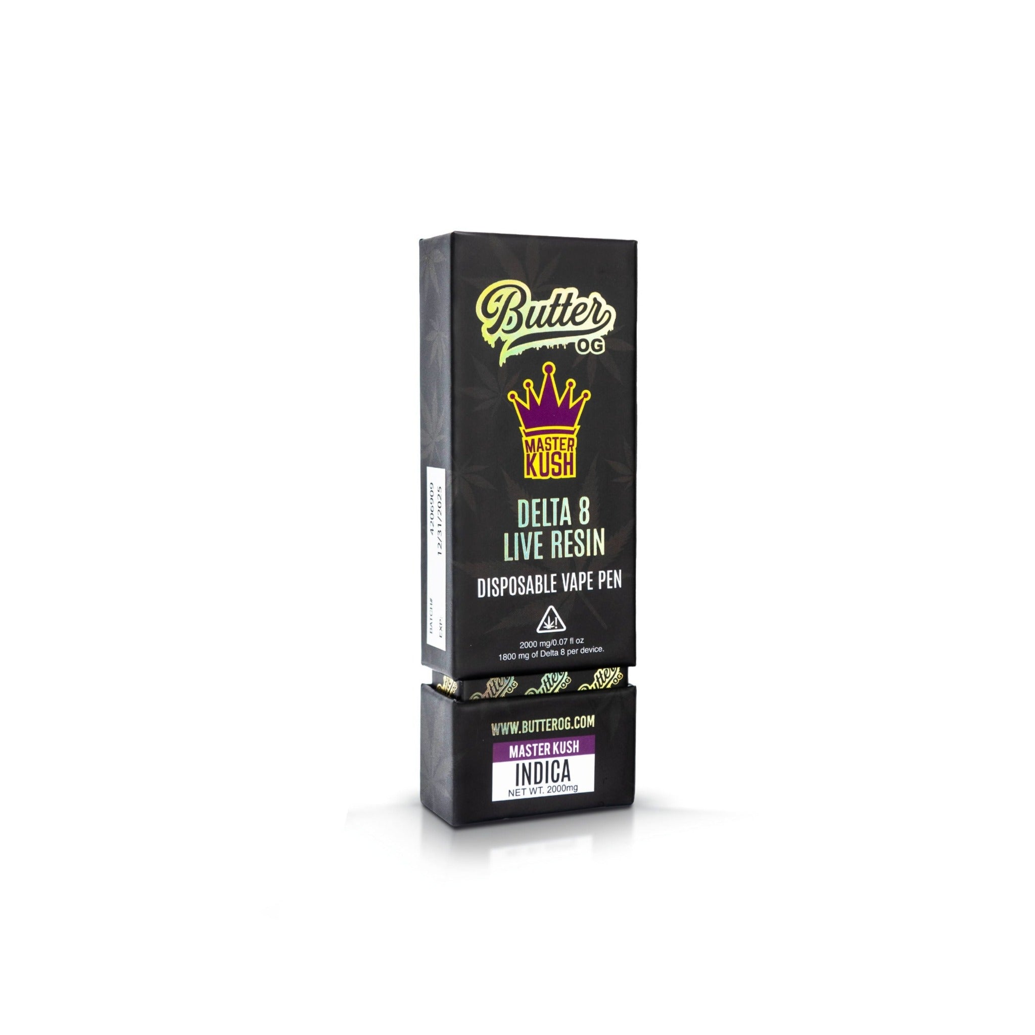 Butter OG Delta 8 Vaporizer - 2000mg - Everything 420