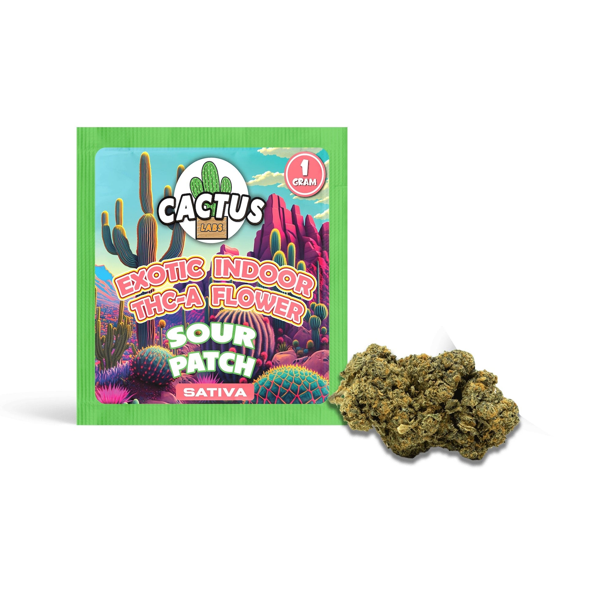 Cactus Labs Exotic Indoor THC-A Flower - 1g Sour Patch (I)